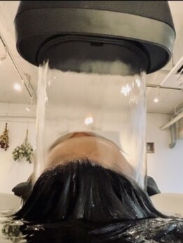 マムヘアー(mum HAIR)の写真/【上通り/上乃裏】SNSで話題沸騰☆"頭浸浴"導入◎頭の温泉のような癒しの時間と頭皮ケアを…☆