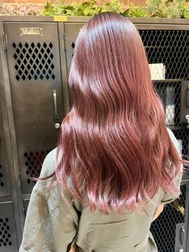 ロウ 吉祥寺(ROW) カシスピンクカラー【吉祥寺/髪質改善/ハイトーンカラー】