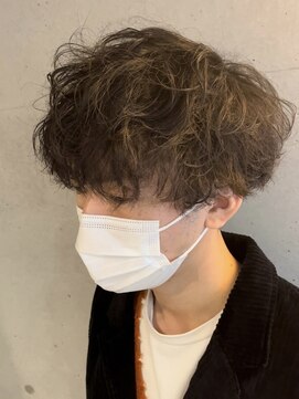 メンズサロンドットリアン(dot. lien) 無造作スパイラルパーマ刈り上げマッシュメンズパーマ