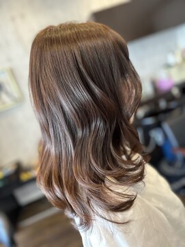 アールプライベートヘアサロン(R Private Hair Salon) ウル艶オレンジブラウン