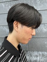 ヒュイル バイ ニアウ(Hwyl by Niau) メンズマッシュセンターパートスパイラルパーマニュアンスパーマ