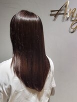 エニィ 池袋西口(Any) 黒髪/グレーベージュ/レイヤーロング/前髪パーマ/池袋