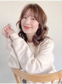【unami】ちょうどいいカール感のゆるふわパーマ 澤田杏奈