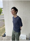 刈り上げなしメンズショート♪