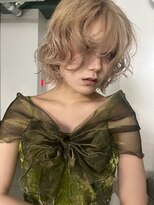 キャロルガーデンズ ボコカ 表参道(Carroll Gardens bococa)&nbsp;ブロンド/ミルクティーベージュ/ボブ