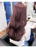 〇ピンクラベンダー ブリーチなし 韓国ヘア ヨシンモリ