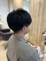 ヘアー スール(HAIR SOEUR)&nbsp;黒髪マッシュ2ブロックスタイル