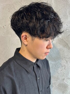 ニアウ 高崎店(Niau) シャドウパーマメンズパーマ韓国風パーマ韓流群馬高崎眉毛パーマ