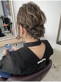シニヨンアレンジお呼ばれヘア～☆