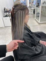 ブラウン(Brown)&nbsp;筋感くっきり大人ハイライト/美髪/イメチェン/藤沢美容室