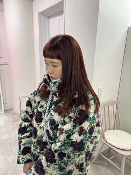 ガーランドウメダ(Garland umeda) 【ブリーチなし】オレンジレッドカラー♪ Sayaka