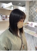 ボブ/顔周りレイヤー/艶髪