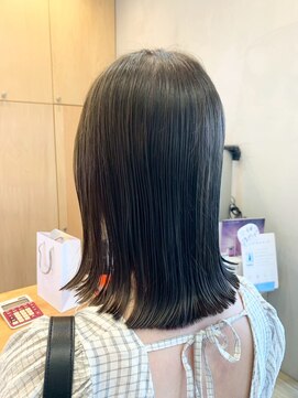 リレーション(Relation) 20代30代40代大人かわいい黒髪切りっぱなしダークアッシュ◎