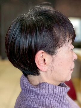 ヘアークリアー 春日部 ミセス 艶感たっぷりハンサムショートスタイル