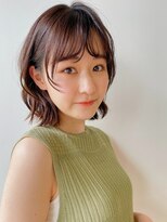 ガーデン 銀座(GARDEN)&nbsp;パーマ ブルーブラック レイヤー 顔まわり ボブ