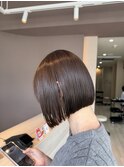 ボブ×オリーブブラウン