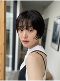 ステップカット/縮毛矯正・ストレート/夏のヘアアレンジ