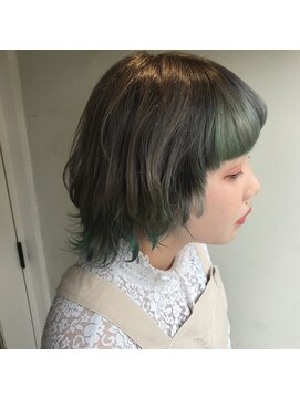 ビオルネ 土気あすみが丘店(VIE.ORNER) インナーカラー×ウルフ