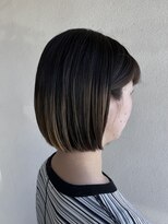 ラ クープ Lacoupe&nbsp;ミニボブ　毛先ニュアンスカラー　アンブレラカラー
