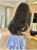 透明感髪質改善ベージュダブルカラーミルクティーグレージュ