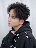 爽やかツーブロック【フェザーエッジショート】