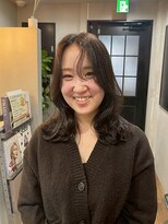 ヘアプレイスソル (HAIR PLACE SoL) 透明感ブラウンアッシュ/レイヤーカット/ミディアム