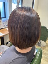 チルアウト 塚口本町店(chill out)&nbsp;ショートボブ×艶感ブラウン