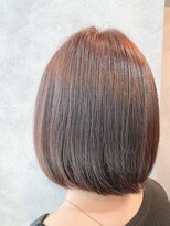 ヘアサロンエムフィス 池袋東口(HAIR SALON M Fe's)&nbsp;外ハネボブ/アッシュブラウン/ネオウルフ/デザインカラー