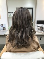 クーラペ(Cura Per hair garden) 巻き髪ピンクベージュ