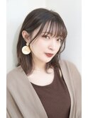 *20代30代40代大人の耳かけ無造作フリンジミディ*