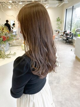 ピシェ ヘア デザイン(Piche hair design) オトナセミロング×ラベンダーベージュ