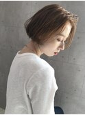 西原晃/ライトベージュ/ボブ