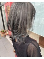 ヘアデザイン プティパ(Hair Design petit-pas) 3Dハイライト×グレー
