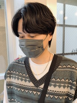 バイフィフス 原宿/表参道(by fifth) ◇センターパート ニュアンスパーマ 韓国ヘア ツーブロック