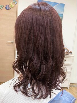 ラニハナクドウ(lanihana.kudo) +*~ミディアムレイヤーパーマwithアルティストカラー~*+