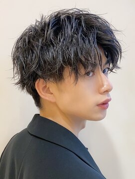 バイフィフス 原宿/表参道(by fifth) 波巻きツイストスパイラルパーマツーブロック刈り上げ