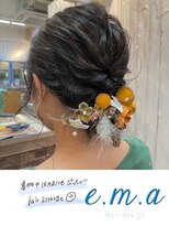 エマヘアデザイン(e.m.a Hair design) 卒業式セット