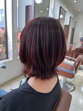 ラプトヘア(Rapt.HAIR) ☆ピンクブラウンで女子力up☆まだまだ人気のレイヤースタイル!