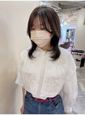 大人カジュアルウルフくびれヘア