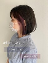 パトゥ 烏丸(patou)&nbsp;イヤリングカラー　ピンクバイオレット