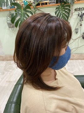 ヘアー メイク フィールド(Hair Make Field) ナチュラルなミディアムウルフ♪