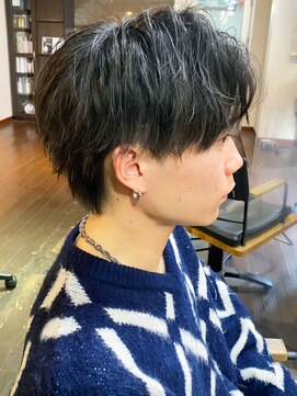 ヘアークリエイ トポライトウィロー 烏丸(Hair Create Polite willow) 20代30代40代メンズ刈り上げクラウドマッシュ丸み