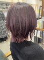 イツキ ヘアーデザイン(ITSUKI hair design) ピンク系カラー×濃いめ
