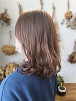 ヘアスタジオ ブリエ(HAIR STUDIO BRILLER) 2024 デジタルパーマ × ソフトピンクオレンジ  髪質改善
