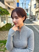 アンバー 池袋(amber)&nbsp;マッシュショート/グレージュ/シースルーバング[池袋駅]