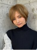 コンパクトショート ヘーゼルベージュくびれ