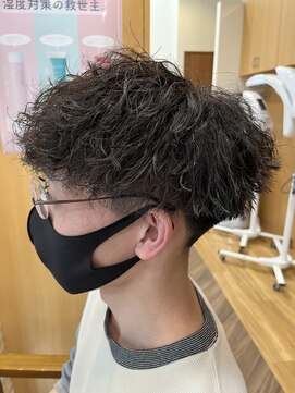 フレンズ 手稲店(friend's) 強めツイストスパイラルパーマ刈り上げツーブロック札幌メンズ