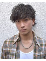 フリーク バーバーショップ 都島店(FREAK BARBER SHOP)&nbsp;マッシュウルフ ニュアンス ソフトツイスト ハイライト シャドー