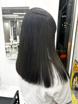 ディジョン(Dijon) 韓国顔まわりレイヤーカットグレージュオリーブベージュブラウン