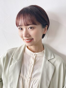 アルバム 新宿(ALBUM SHINJUKU) ボブルフオリーブカラー透明感カラー秋色小顔_29989